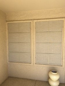 Stucco solar screen grid example Stucco solar screen grid example