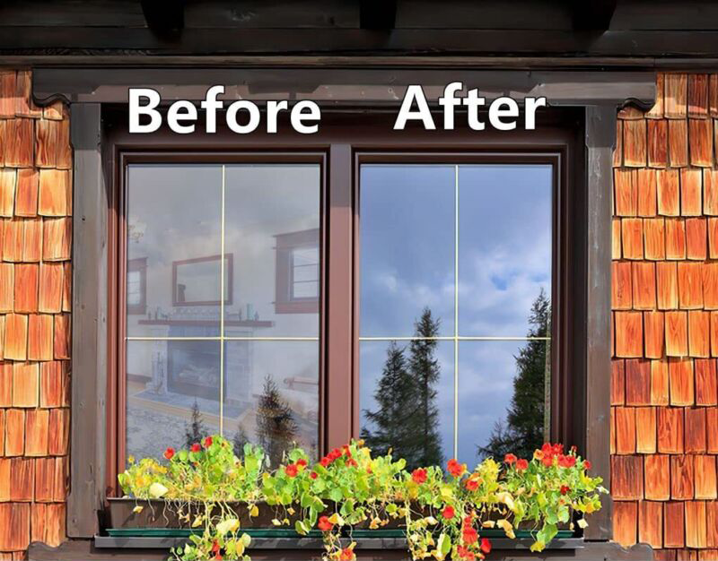 Privacy Tint Installation Before our privacy tint and after our privacy tint